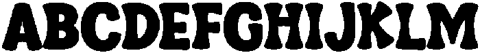 Midnite Folks Regular otf (400) Font UPPERCASE