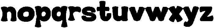 Midnite Folks Regular otf (400) Font LOWERCASE