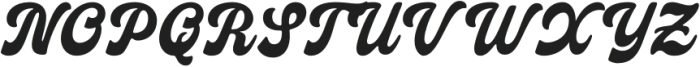 Midruns Script Regular otf (400) Font UPPERCASE