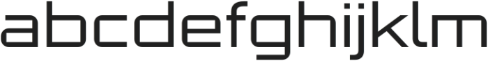 Midsole ExWide Regular otf (400) Font LOWERCASE