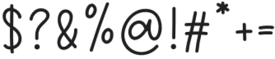 Midsummer Regular otf (400) Font OTHER CHARS