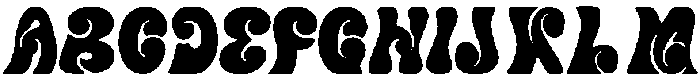 Midswell Regular otf (400) Font UPPERCASE