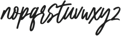 Midtime Script otf (400) Font LOWERCASE