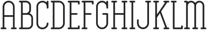 Midtown Serif Light otf (300) Font UPPERCASE