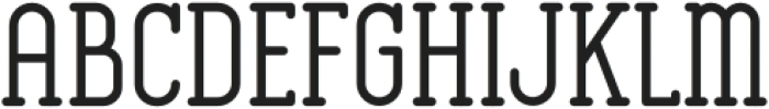 Midtown Serif Regular otf (400) Font LOWERCASE