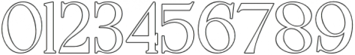 MidtownGroveed-Hairline otf (100) Font OTHER CHARS