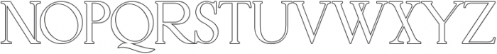MidtownGroveed-Hairline otf (100) Font UPPERCASE