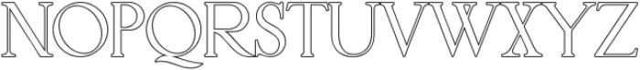 MidtownGroveed-Hairline otf (100) Font LOWERCASE