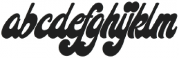 Midway Retro otf (400) Font LOWERCASE