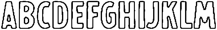 Midwell Outlined otf (400) FONT