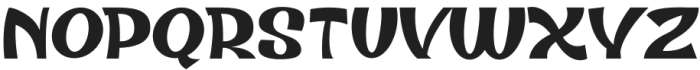 Midzone Regular otf (400) Font UPPERCASE