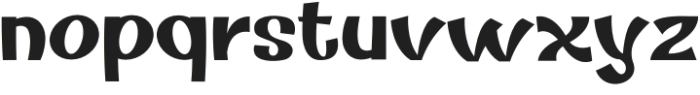 Midzone Regular otf (400) Font LOWERCASE