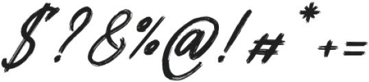Mietta Smooth Italic otf (400) Font OTHER CHARS