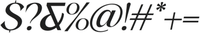 Migae-Italic otf (400) Font OTHER CHARS