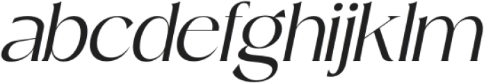 Migae Light Italic otf (300) Font LOWERCASE