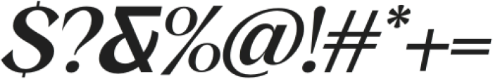 Migae Medium Italic otf (500) Font OTHER CHARS