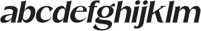 Migae Medium Italic otf (500) Font LOWERCASE