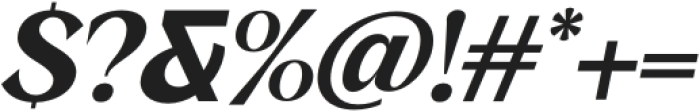 Migae Semi Bold Italic otf (600) Font OTHER CHARS