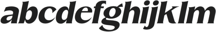 Migae Semi Bold Italic otf (600) Font LOWERCASE