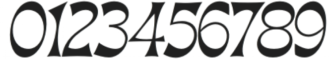 Migaela Overlap Oblique otf (400) Font OTHER CHARS