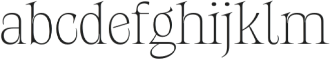 Migatsu Thin otf (100) Font LOWERCASE