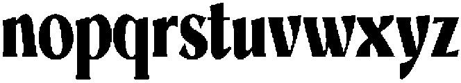 Mighast Black Condensed otf (900) Font LOWERCASE