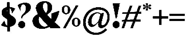 Mighast Black otf (900) Font OTHER CHARS