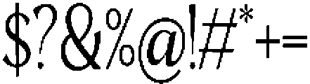 Mighast Light Condensed otf (300) Font OTHER CHARS