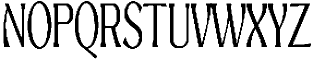 Mighast Light Condensed otf (300) Font UPPERCASE