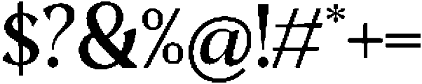 Mighast Medium otf (500) Font OTHER CHARS