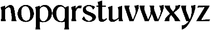 Mighast Medium otf (500) Font LOWERCASE