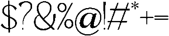Mighast Thin otf (100) Font OTHER CHARS