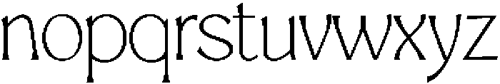 Mighast Thin otf (100) Font LOWERCASE