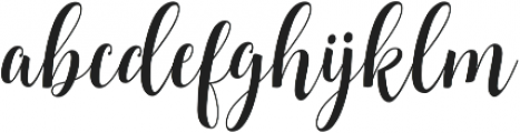 Mighty Love otf (400) Font LOWERCASE