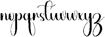 Mighty Regular otf (400) Font LOWERCASE