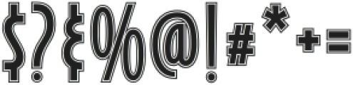 Mighty Tuxedo AOE Luxe OT Regular otf (400) Font OTHER CHARS