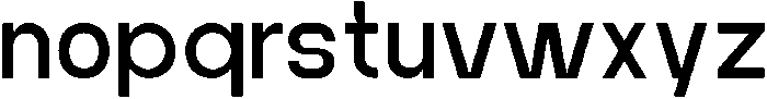 Mighty otf (400) Font LOWERCASE