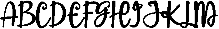 Mighty otf (400) Font UPPERCASE
