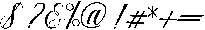 Mighty otf (400) Font OTHER CHARS