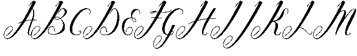 Mighty otf (400) Font UPPERCASE