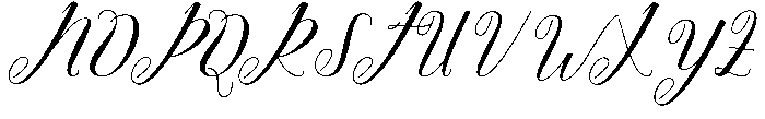 Mighty otf (400) Font UPPERCASE