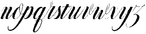 Mighty otf (400) Font LOWERCASE