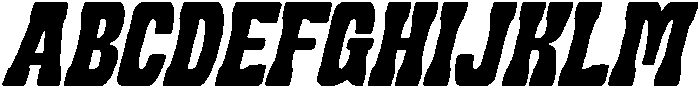 Mightyna Italic otf (400) Font UPPERCASE