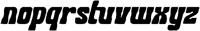 Mightyna Italic otf (400) Font LOWERCASE