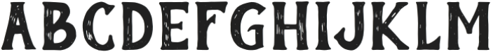 Mightype Bold Serif Regular otf (700) Font LOWERCASE