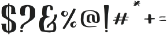 Mightype Serif Regular otf (400) Font OTHER CHARS