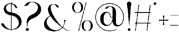 Miglen Regular otf (400) Font OTHER CHARS