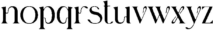 Miglen Regular otf (400) Font LOWERCASE