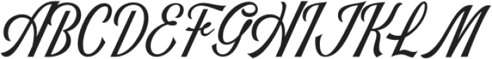 Migliore-Regular otf (400) Font UPPERCASE