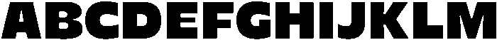 Migno Sans Black otf (900) Font UPPERCASE